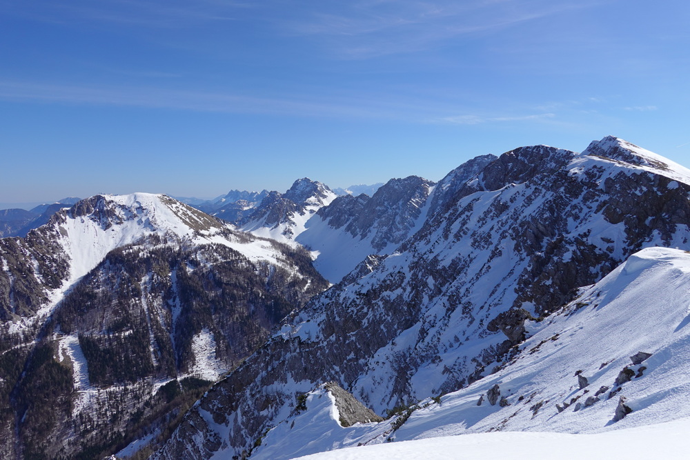 Skitour Mali Vrh (2.018) über Schneiderkar