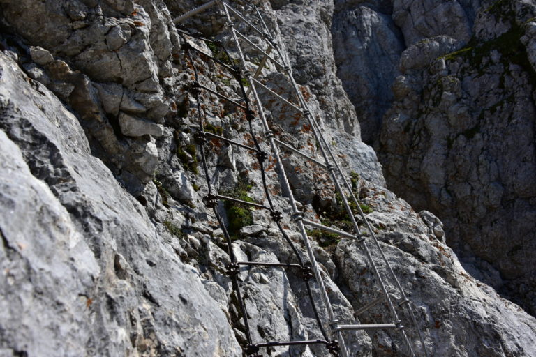 Montasch (2.754) Überschreitung und Leva Klettersteig