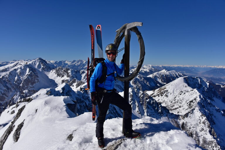 Skitour Wertatscha (2.180) über Y-Rinne